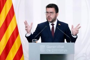 Aragonès intenta reavivar el ‘procés’ en la antesala de las municipales