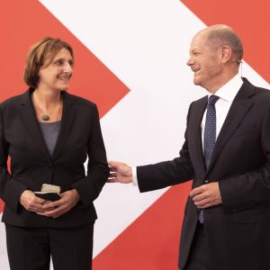 La mujer que lo significa todo en la vida del canciller Olaf Scholz