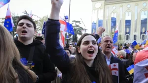 Georgia | Manifestación multitudinaria contra el Gobierno y a favor de Europa