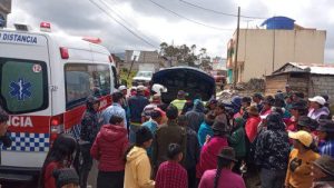 Niña muere en un accidente en Quisapincha