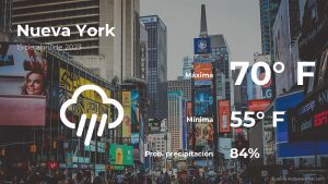 Nueva York: pronóstico del tiempo para este sábado 15 de abril