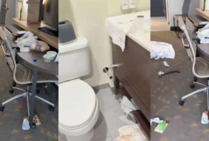 Camarera cuenta lo peor que ha encontrado tras la visita de sus clientes