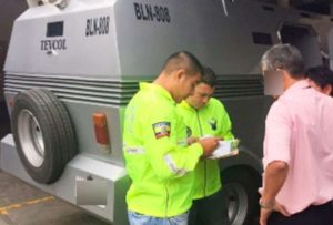Policía investiga asalto a un vehículo blindado