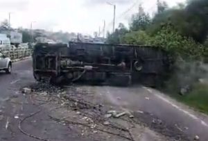 Dos accidentes se registraron en la avenida Simón Bolívar