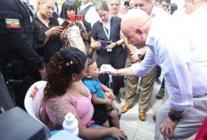 Continúa la campaña de vacunación “Ecuador Libre de Poliomielitis, Sarampión Y Rubeola 2023”