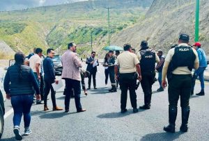 Reconstrucción de siniestro de tránsito se realizó en la vía a Guayllabamba