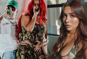 ¿La ex de Feid habló mal de Karol G?