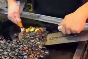 Suodiu es el exótico platillo chino que está hecho de piedras de río