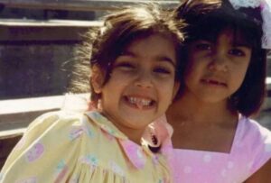 Así lucía Kim Kardashian cuando era niña