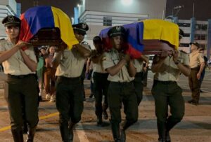 Capilla ardiente se levantó en honor a policías asesinados en Samborondón