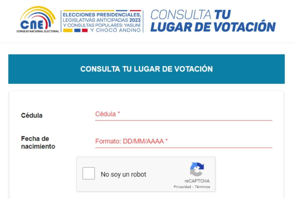 ¿Dónde consultar tu lugar de votación para las elecciones anticipadas de 2023?