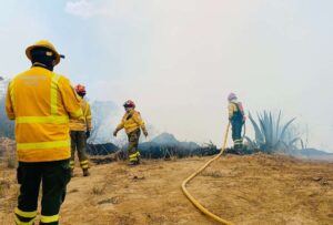 Tres incendios forestales se registraron en Quito