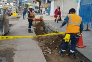 Cierre de la avenida Amazonas