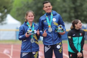 María Sol Naranjo y Andrés Torres lograron medalla de plata 