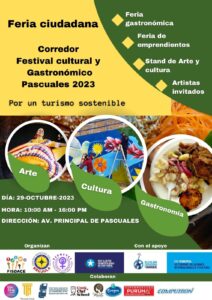 Corredor Festival cultural y Gastronómico Pascuales 2023