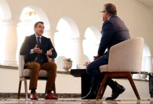 El presidente de la República, Daniel Noboa, se refirió a la relación diplomática con dos países
