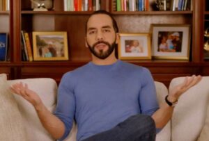 El político salvadoreño solicitó el apoyo del pueblo para su partido Nuevas Ideas