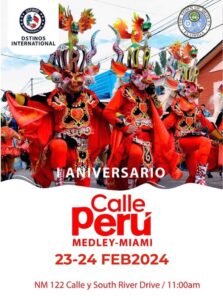 Primer aniversario de CALLE PERU