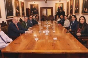 Sonsoles García, ministra de Producción, firmó un Convenio de Cooperación para Programas Académicos con la Universidad de Salamanca