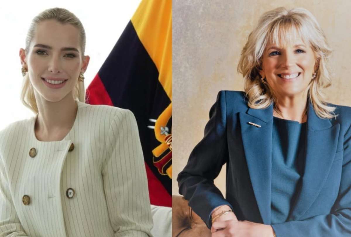 Lavinia Valbonesi, primera dama de Ecuador se reunirá en Estados Unidos con Jill Biden, esposa del presidente de ese país, Joe Biden