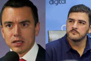 El presidente Daniel Noboa se reunió con el alcalde de Guayaquil Aquiles Alvarez