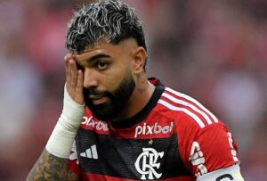 El delantero brasileño Gabriel Barbosa, más conocido como Gabigol, fue suspendido