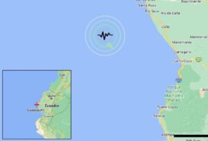 Se registró un sismo a 47.85 km de Puerto López, Manabí