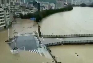 Guangdong, una de las provincias de China, está bajo el agua debido a las grandes inundaciones