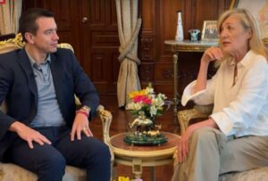 El presidente de la República, Daniel Noboa, se refirió a la situación diplomática con México