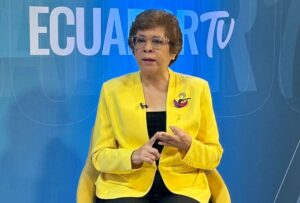La ministra del Trabajo, Ivonne Núñez, se refirió a la Consulta Popular, en particular a la pregunta referente a los cambios en el Código del Trabajo