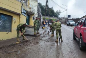 El Gobierno Nacional intervino a través de sus diferentes carteras de Estado dando respuesta al aluvión registrado la tarde de este martes