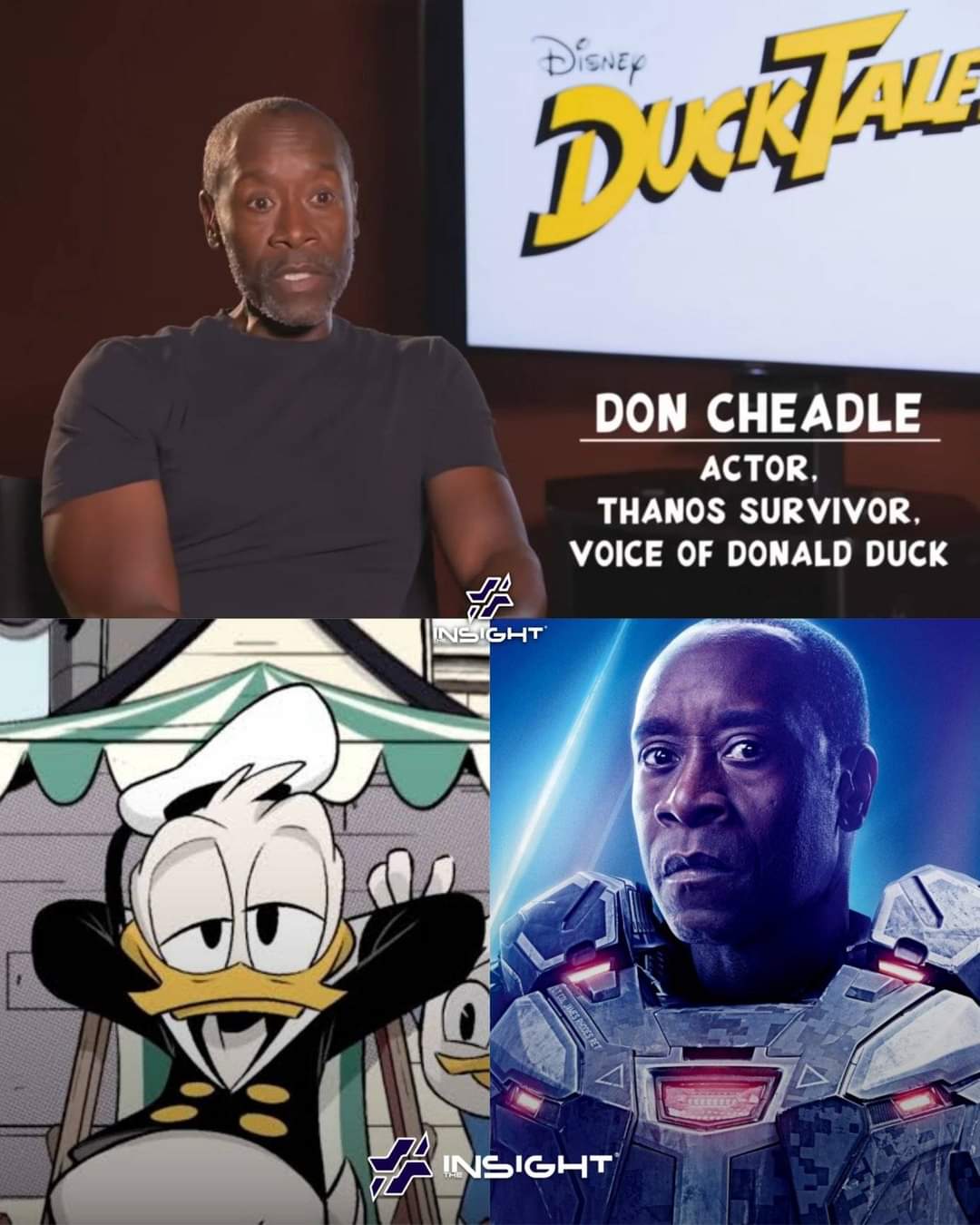 Don Cheadle le da voz al pato Donald