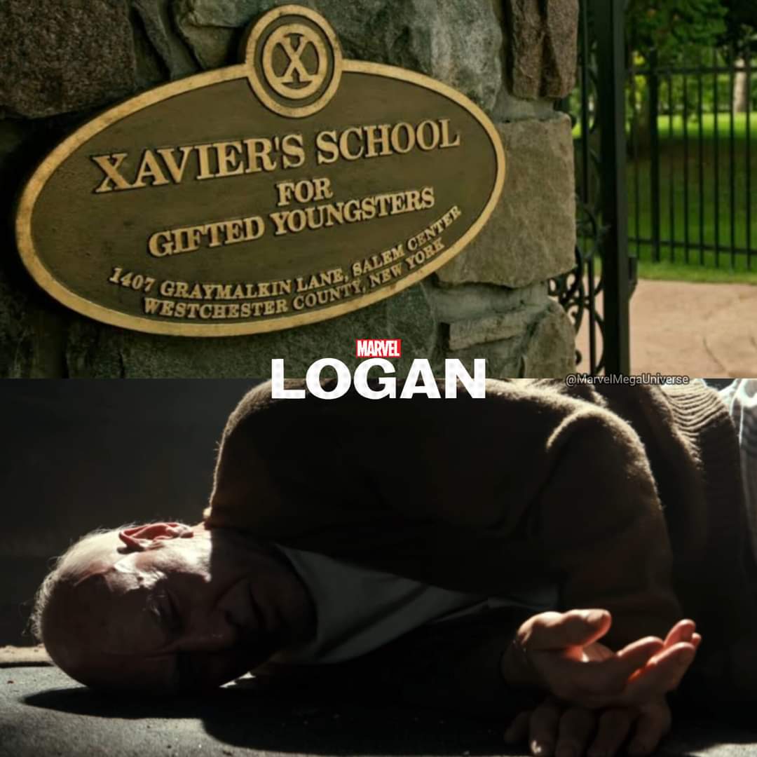 En LOGAN (2017) existe una escena eliminada en dónde vemos al profesor Charles Xavier en la mansión X