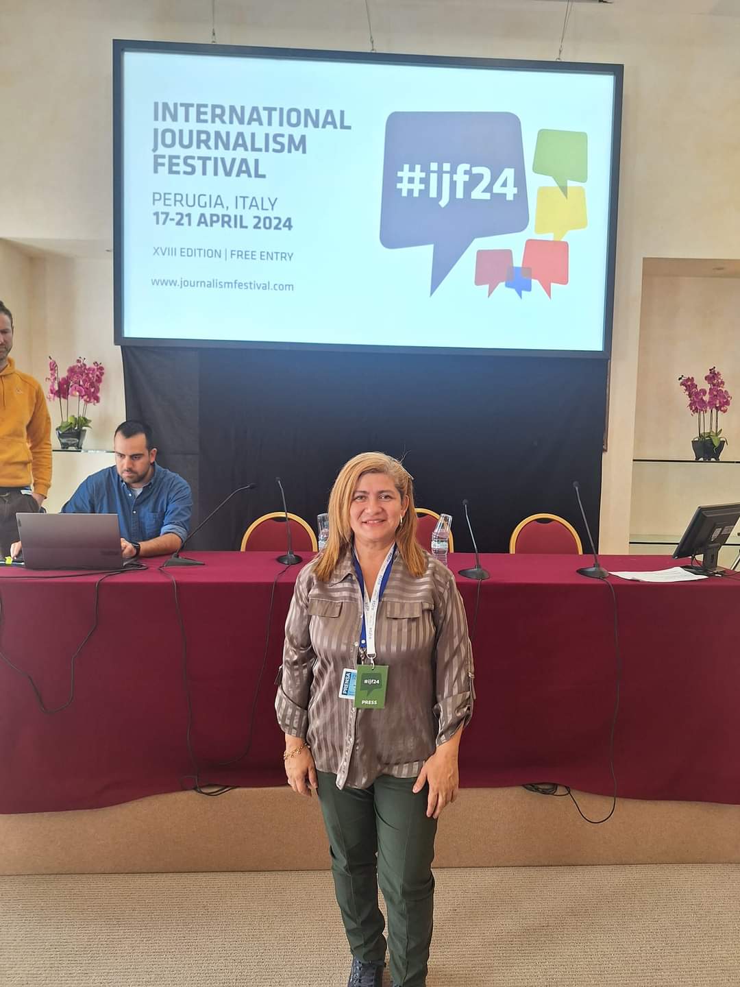 El Festival Internacional de Periodismo en Perugia, Italia