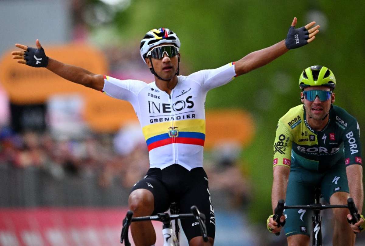 El ciclista ecuatoriano Jhonatan Narváez se impuso este 4 de mayo