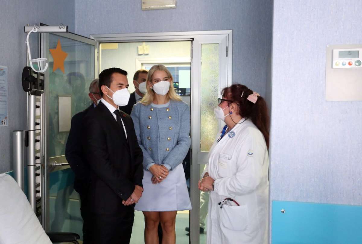 El Primer Mandatario, Daniel Noboa, mantuvo un diálogo con el presidente del Hospital Pediátrico Bambino Gesú, Tiziano Onesti.
