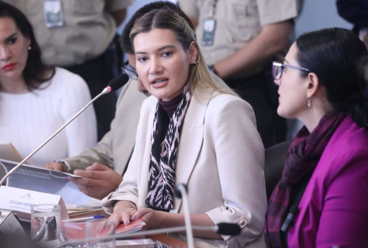 La ministra de Ambiente, Sade Fritschi, acudió a la Asamblea este 9 de mayo para explicar los avances en el cumplimiento de la sentencia de la Corte Constitucional