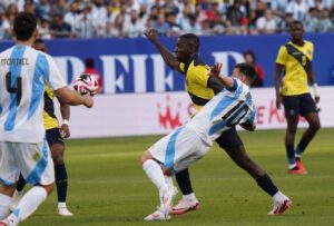 Ecuador perdió 1-0 con Argentina