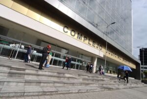 Hugo Alexander L. O., quien fue abogado de una hermana de Leandro N., rindió su testimonio anticipado en el Complejo Judicial Norte, en Quito