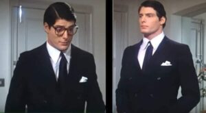 Christopher Reeve interpreta a Clark Kent y Superman