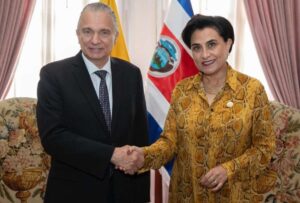 Tras la firma de un Acuerdo de Libre Comercio en 2023, las relaciones diplomáticas entre Ecuador y Costa Rica han impulsado el desarrollo de otras temáticas