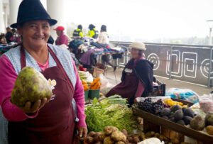 El presidente, Daniel Noboa, inauguró el Mercado Intercultural del Pueblo de Chibuleo, en la provincia de Tungurahua