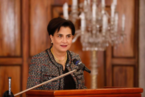 La canciller ecuatoriana Gabriela Sommerfeld compareció ante la Comisión