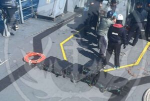La Armada del Ecuador informó sobre un operativo a 290 millas náuticas en el sureste de las Islas Galápagos