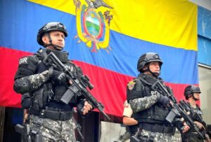 Una nueva entrega de armamento se realizó en Durán, cantón de la provincia de Guayas