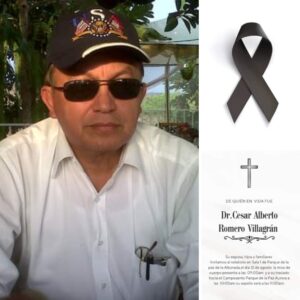 HA FALLECIDO EL DR. CÉSAR ALBERTO ROMERO VILLAGRÁN, EXVICERRECTOR ADMINISTRATIVO DE LA UNIVERSIDAD DE GUAYAQUIL