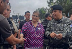 La ministra del Interior, Mónica Palencia, se unió al lanzamiento del Plan Estratégico Ecuador