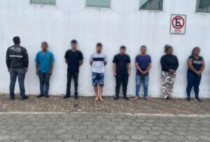 La Policía Nacional detuvo a siete personas