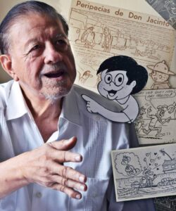 Mañana 8 de septiembre, de 10h00 a 13h00JULIÁN GARCÍA NAVAS, PRESTIGIOSO CARICATURISTA Y DOCENTE JUBILADO DE LA FACSO, OBSEQUIARÁ FOLLETOS DE SUS TRABAJOS Y VIDEO LIBROS.