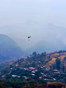 Continúan sofocando los incendios en la provincia de Loja